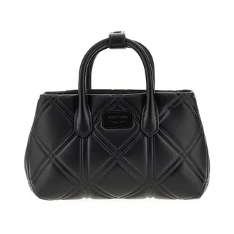 Emporio Armani Faux leather quilted handbag Woman One Size