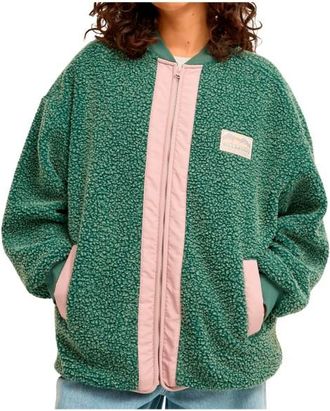 Billabong College Picture Fleecejacke f&uuml;r Damen | gr&uuml;n
