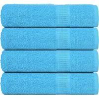 OEM Toallas De Ba&ntilde;o Frogn, Juego De 4, Turquesa, 70 X 140 Cm, 360 G/m&sup2; - Crezuo