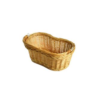 Vacchetti Vacchetti - Cesta De Mimbre Mafalda Con Asa M&oacute;vil Cm29x17h12