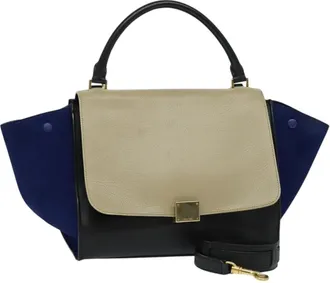 Celine Tricolor Trapeze Leather Multicolour Leather Handbag (Pre-Owned)