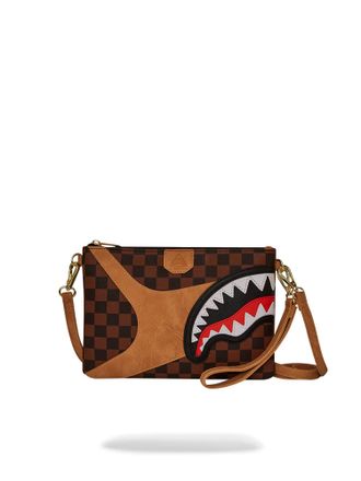 Sprayground Womens Hennyville Crossover Clutch - Brown - One Size