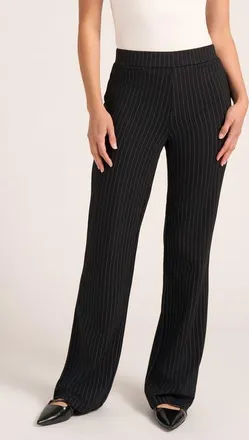 Matty M Wide Leg Ponte Pants in Black at Nordstrom, Size X-Small