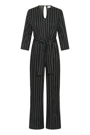 Kaffe Jumpsuit KAkatrine Regular fit black white
