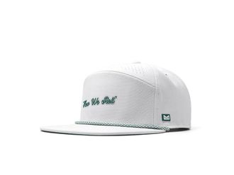 Melin Hydro Trenches Links Baseball Caps White/Green : Classic, Polyester/Spandex