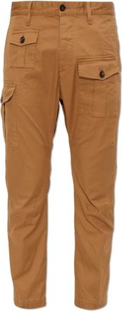 Dsquared2 Broeken - Heren - Slim Fit Broeken - Bruin - 2XL - Broeken