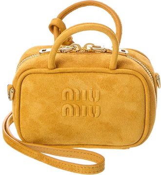 Miu Miu Beau Suede Micro Bag