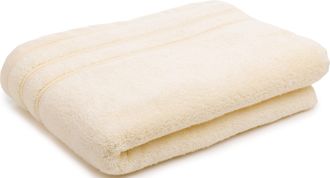 Gözze Badetuch »Monaco« Uni Farben, mit gewellter Bordüre, reine Baumwolle