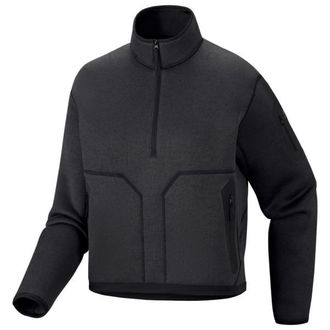 Arc'teryx Covert 1/2 Zip Fleecepullover f&uuml;r Damen | schwarz