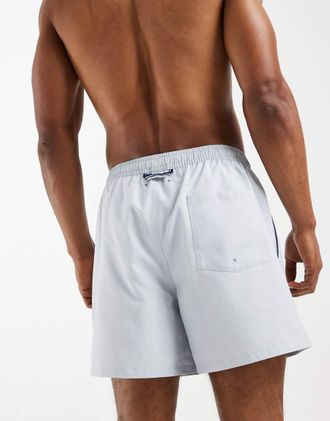 Fred Perry Pantaloncini da bagno color blu pallido