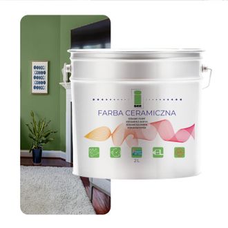 OEM Pintura Cer&aacute;mica Para Pared Lavable Verde Oliva 2l Resistente A Las Manchas