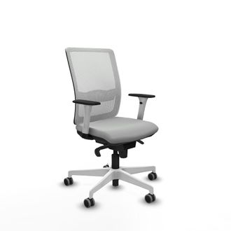 Piqueras y Crespo Silla De Oficina Piqueras Y Crespo Haches Blanco Ergon&oacute;mico