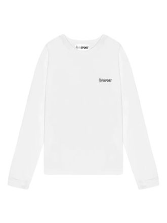 OperaSPORT Clara organic-cotton long-sleeved T-shirt - women - Organic Cotton - L - White