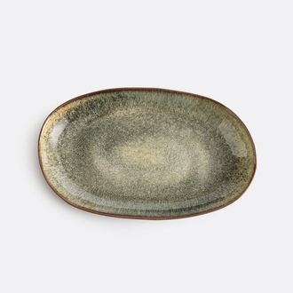 La Redoute Interieurs Schaal in geglazuurd aardewerk 36x22cm, Azoia