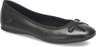 Born Womens Brin Flat Shoes In Black