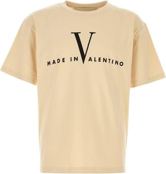 Valentino Garavani Beige Cotton T Shirt