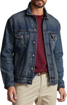 Polo Ralph Lauren Big & Tall Denim Icon Trucker Jacket in Trenton at Nordstrom, Size 4X Big