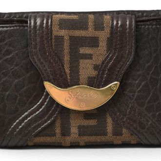 Fendi Brown Leather Wallet (Bi-Fold) (Pre-Owned)