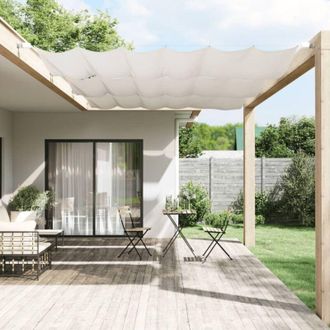 vidaXL Toldo Vertical Blanco 140x270 Cm Tela Oxford Vidaxl