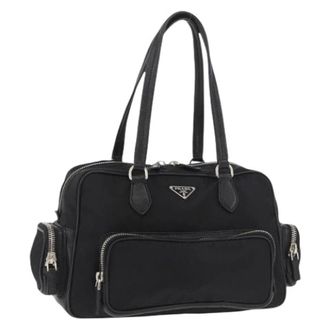 Prada Pre-owned Handbags, female, Black, Size: ONE SIZE Pre-owned Vintage Hand Bag