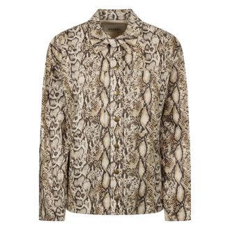 Isabel Marant Jassen, Dames, Veelkleurig, XS, Katoen, Floran Shirt