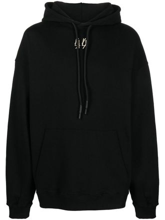 44 Label Group Hoodie met logoprint - Zwart