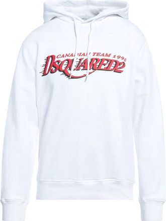 Dsquared2 Cool Fit Canadese teamlogo witte hoodie