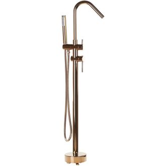 Beliani Beliani - Grifo Independiente Para Ba&ntilde;era O Ducha Cobrizo Estilo Moderno Victoria