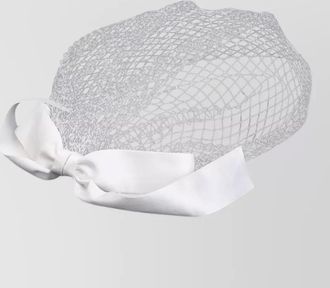 Maison Michel mesh bow beret