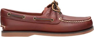 Timberland Klassieke 2-Eye Boat Shoe - Heren - Bootschoenen - Bruin - 43 1/2 EU - Leer - Schoenen
