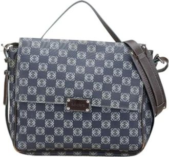 Loewe Pre-owned Cross Body Bags, female, Blue, Size: ONE SIZE Pre-owned Plastic Cross Body Bag