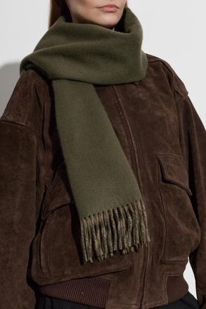 Burberry Cashmere Shawl, Unisex, Green