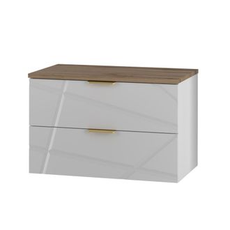 Petits Meubles Mueble bajo lavabo encimera estratificado Blanco