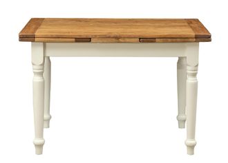 Biscottini International Mesa De Comedor Mesa De Exterior Mesa De Jard&iacute;n 121x81 Cm Mesa Extensible De Madera Maciza Mesa De Cocina Rectangular