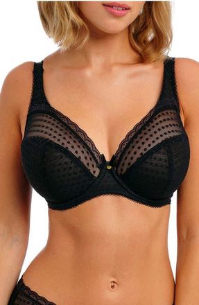Freya Spot Light Underwire Bra in Black at Nordstrom, Size 28Ff