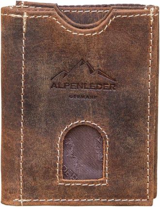 Alpenleder Geldb&ouml;rse ALPENLEDER, Herren, braun, Leder, Kleinlederwaren Geldb&ouml;rse