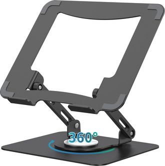 OEM Soporte Para Port&aacute;til Con Base Giratoria De 360&deg;, Elevador De Escritorio Ergon&oacute;mico, Altura Ajustable En M&uacute;ltiples &Aacute;ngulos, Soporte Plegable, Soporte 
