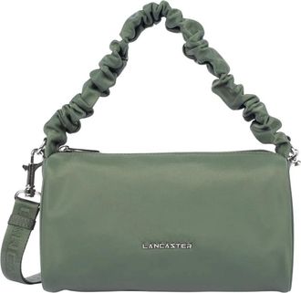 Lancaster Basic Chouchou Crossbody Tas - Dames - Tassen - Groen - Maat: ONE Size Zijde