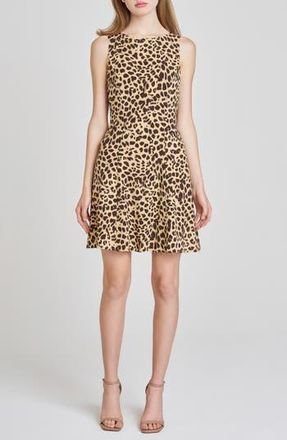 Wayf Natasha Leopard Print Minidress at Nordstrom Rack, Size X-Small