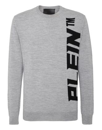 Philipp Plein Wool Pullover Round Neck LS