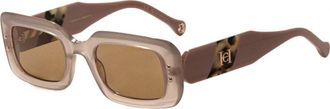 Carolina Herrera Womens HER0187-S-L93-50 HER0187 S 50 L93 Sunglasses - Mocha - One Size