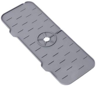 No Brand Alfombrilla De Silicona Para Grifo De Ba&ntilde;o - Alfombrilla Recogeagua - Protector Contra Salpicaduras Para Fregadero - Almohadilla Para Desag&uuml;e De Frega