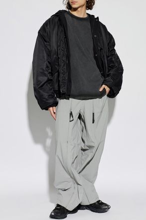 Avavav T-shirt With Embroidered Logo, Mens, Black