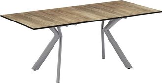Vicco Tavolo da pranzo Trill, Rovere rustico/grigio, 140 x 90 cm estensibile