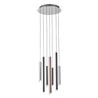 Netlighting Modern LED Hanging Pendant Chrome Warm White 3000K 2553lm Dimmable