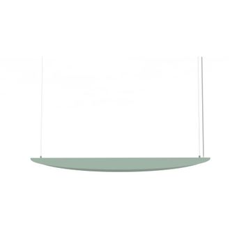 Lumicom Mirror 1X Sospensione, strip led, 17W/m, 3000K, metallo, Verde iceberg, L90cm - Lumicom
