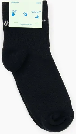 Off-white Mens Off White Slanted Off Logo Low Socks Black/White - Black/Multi - Size: One size/2.5/9.5/3/10/3.5/15/8.5/15.5/9/16/13.5/7/14/7.5/14.5/8