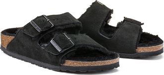 Birkenstock Gevoerde leren muiltjes Arizona Fell