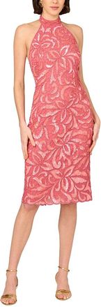 Aidan Mattox Embellished Midi Dress