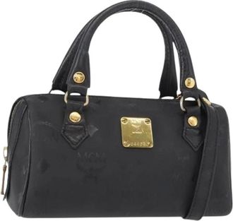 MCM Pre-owned Mini Bags, female, Black, Size: ONE SIZE Pre-owned Plastic Mini Bag